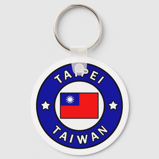 Taipei Taiwan Keychain (Front)