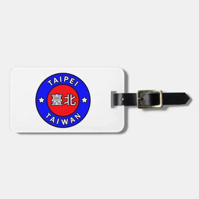 Taipei Taiwan Luggage Tag (Front Horizontal)