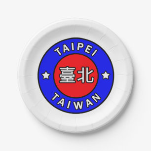 Taipei Taiwan Paper Plate
