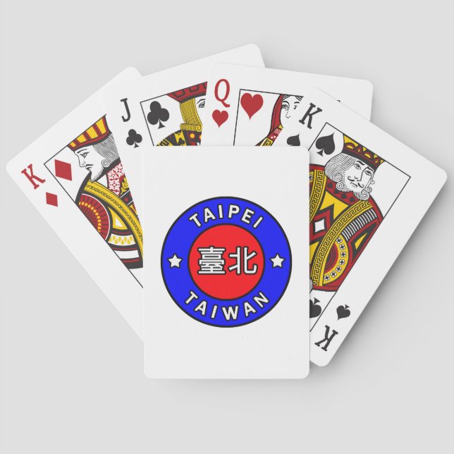 Taipei Taiwan Playing Cards (Back)