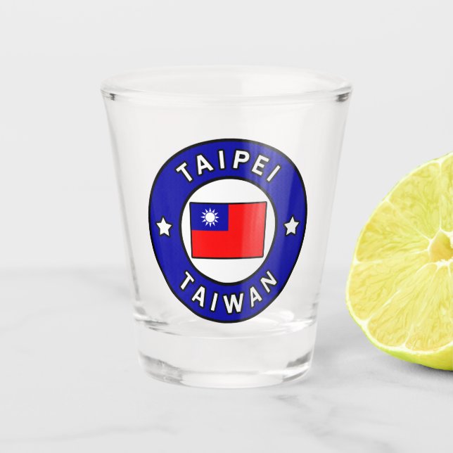 Taipei Taiwan Shot Glass (Front)