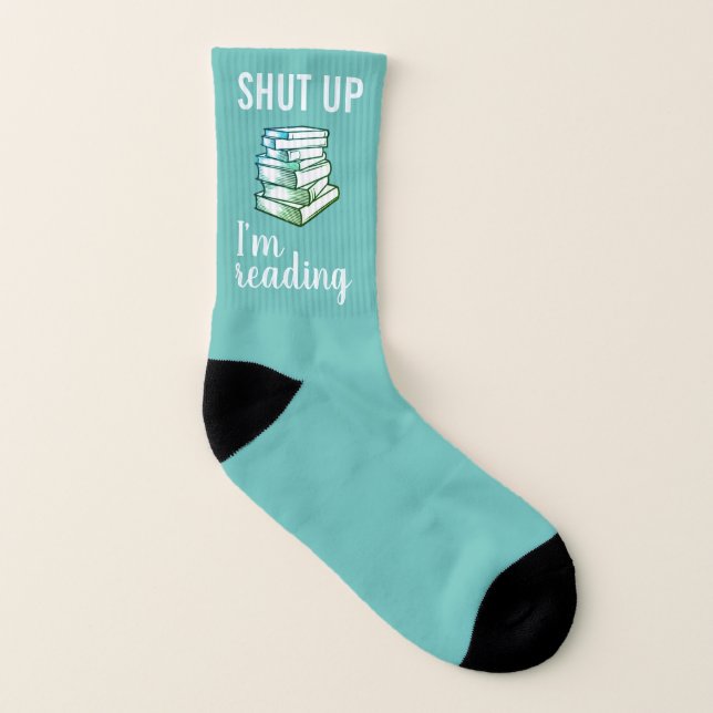 Tais-toi, je lis des chaussettes (Gauche intérieur)