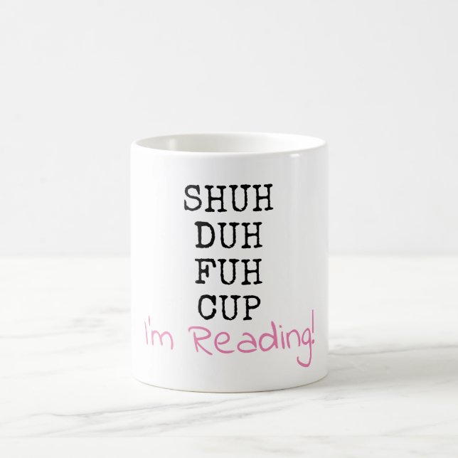 Tais-toi, je lis - tasse de tasse de Shu Duh Fuh (Centre)