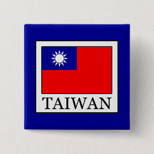 Taiwan 2 Inch Square Button