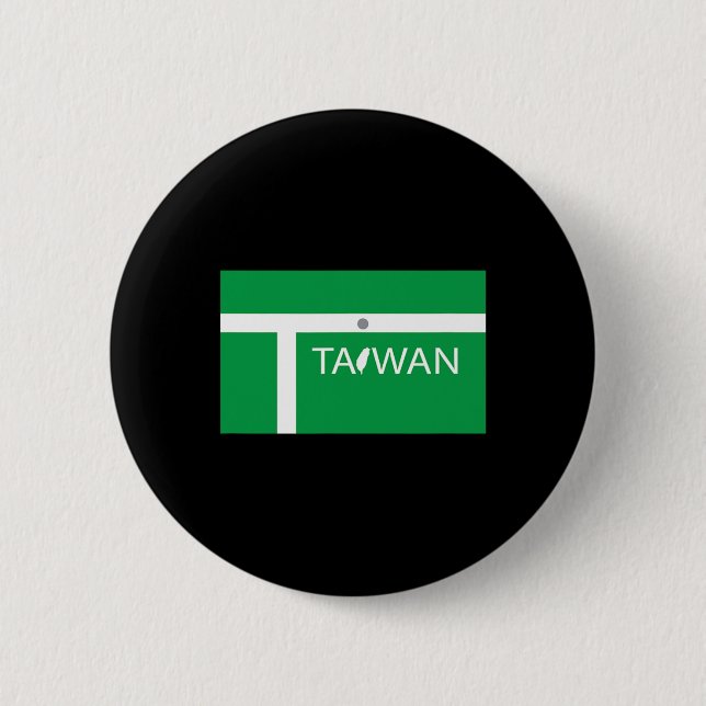 Taiwan Badminton 2020 In Bounds  2 Inch Round Button (Front)