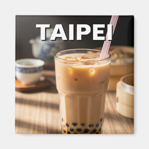 Taiwan Boba Bubble Tea Magnet