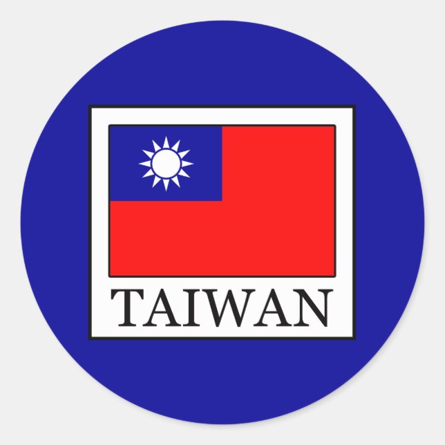 Taiwan Classic Round Sticker (Front)