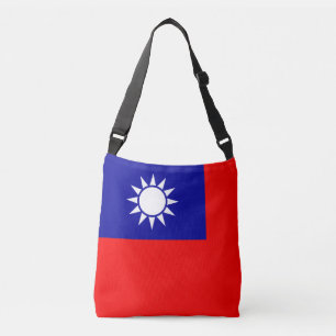 Taiwan Flag 台灣國旗 Republic of China, Táiwān Guóqí  Crossbody Bag