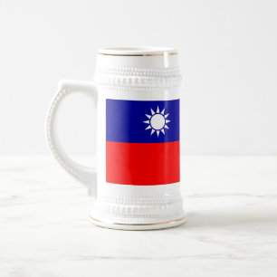 Taiwan Flag Beer Stein