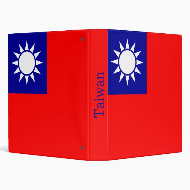 Taiwan Flag Binder (Background)