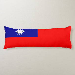 Taiwan Flag Body Pillow