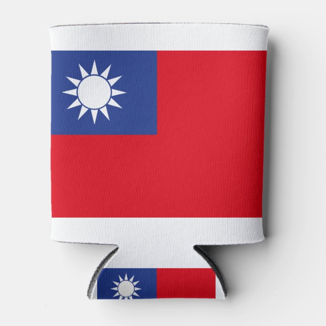 Taiwan Flag Can Cooler (Front)