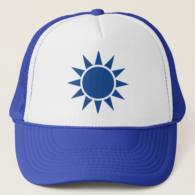 Taiwan Flag "Classic" Trucker Hat (Front)
