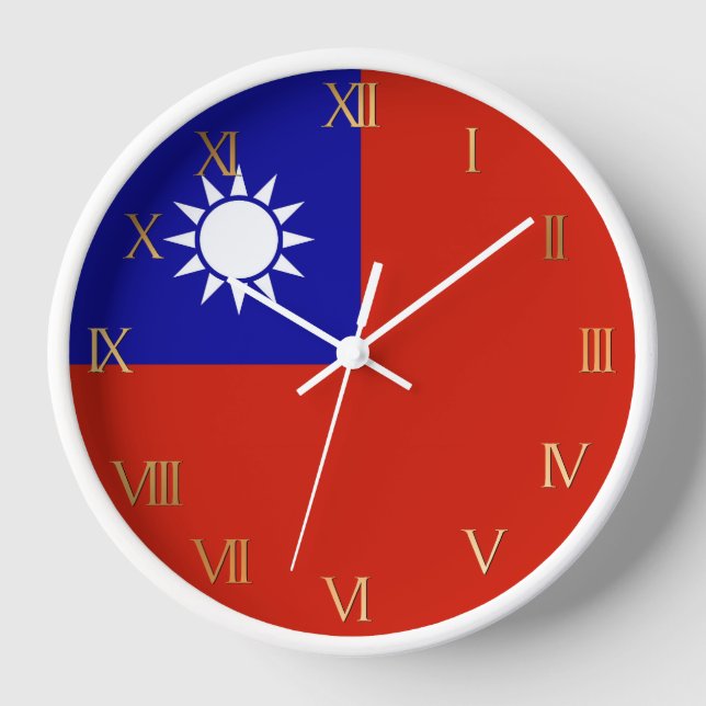 Taiwan flag clock (Front)