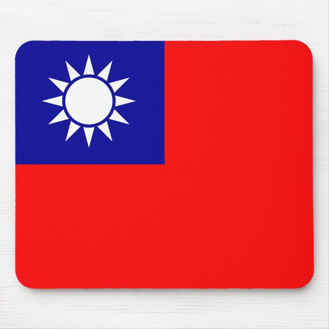 Taiwan Flag Mouse Pad (Front)