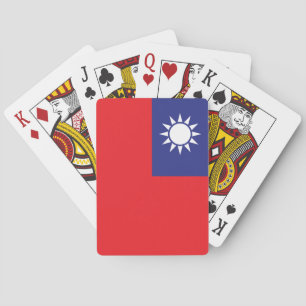 Taiwan Flag Playing Cards