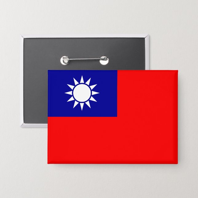 Taiwan Flag: Republic of China, Chinese Taipei (Front/Back)