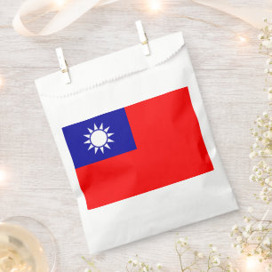Taiwan Flag: Republic of China, Chinese Taipei Favour Bag