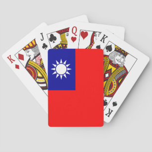 Taiwan Flag: Republic of China, Chinese Taipei Playing Cards
