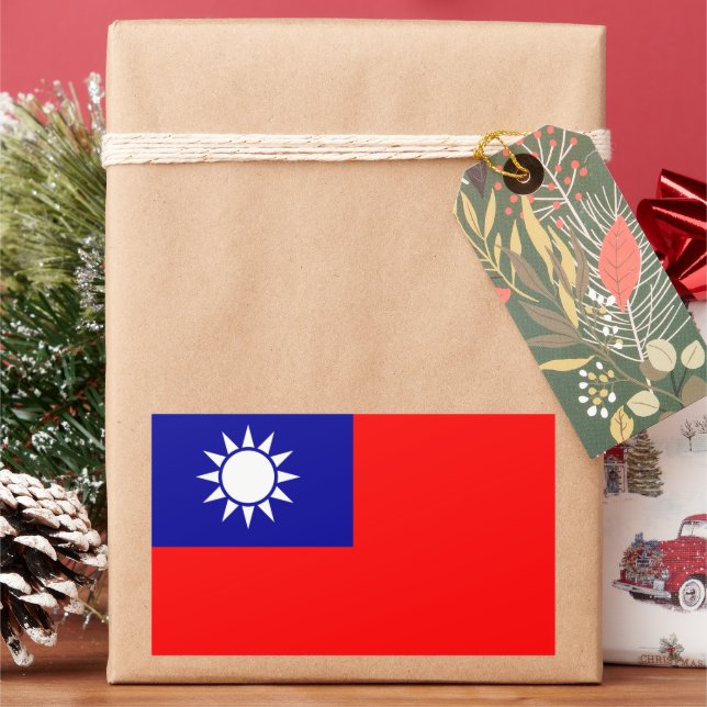 Taiwan Flag: Republic of China, Chinese Taipei Sticker (Holiday)