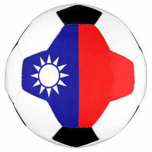 Taiwan Flag Soccer Ball