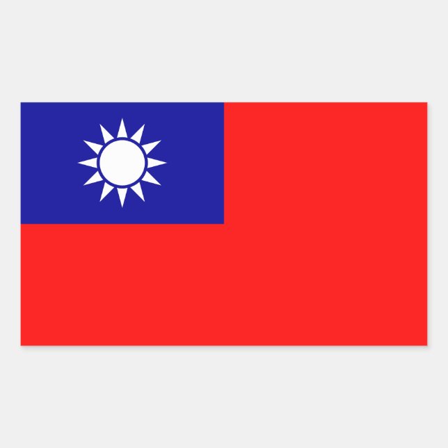 Taiwan Flag Sticker (Front)