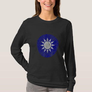 Taiwan Flag Taiwanese Emblem Roundel Taipei T-Shirt