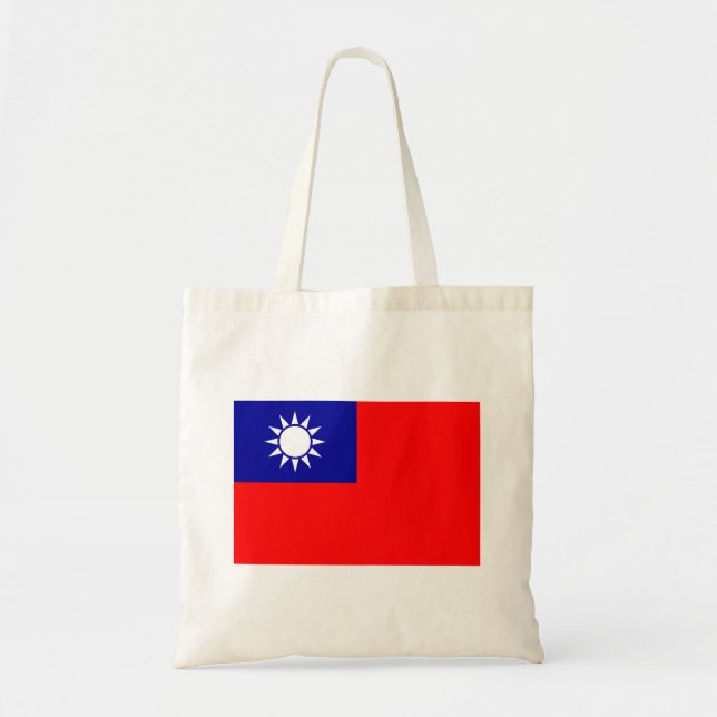 Taiwan Flag Tote Bag (Front)