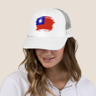 Taiwan flag trucker hat