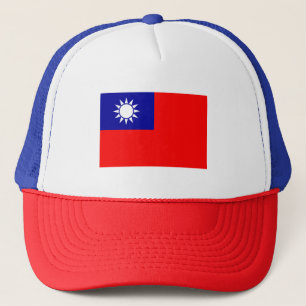 Taiwan flag trucker hat