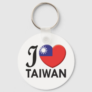 Taiwan Love Keychain
