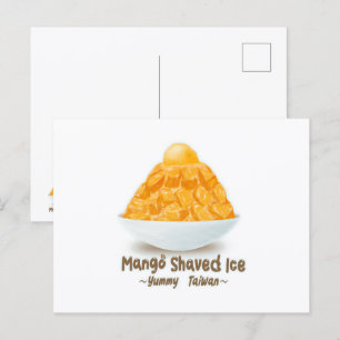 Taiwan Mango Shaved Ice Postcard