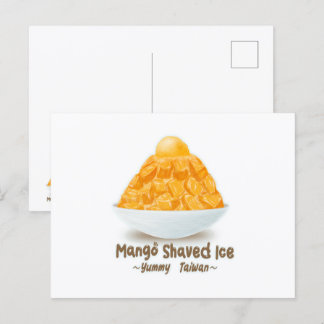 Taiwan Mango Shaved Ice Postcard