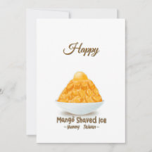 Taiwan Mango Shaved Ice | Taiwan Summer dessert