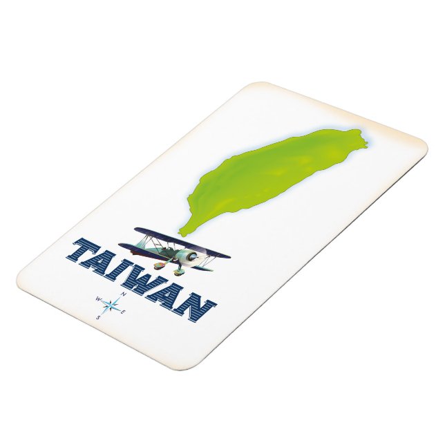 Taiwan Map Magnet (Left Side)