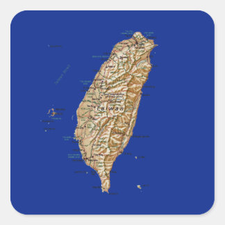 Taiwan Map Sticker