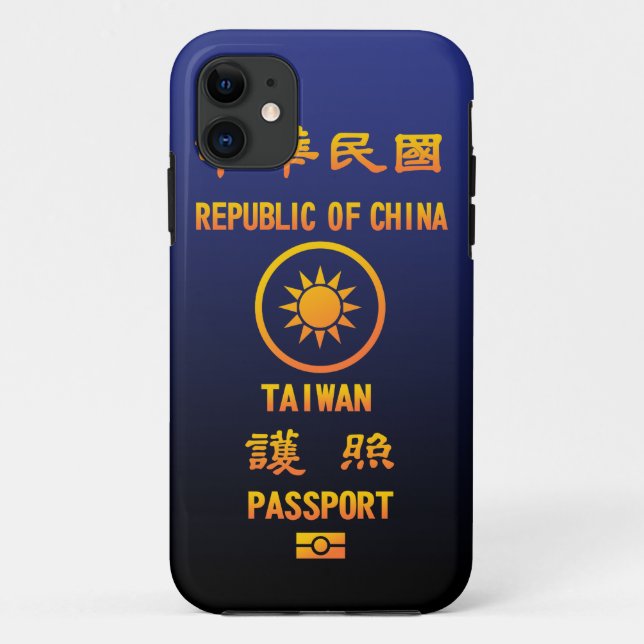 Taiwan Passport Case-Mate iPhone Case (Back)