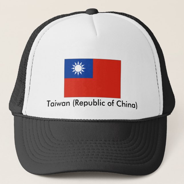 taiwan (republic of china) trucker hat (Front)