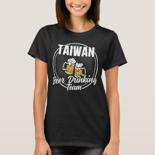 Taiwan Squad Ale  Spanish Beer Drinking Team T-Shirt
