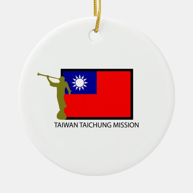 TAIWAN TAICHUNG MISSION LDS CTR CERAMIC ORNAMENT (Front)