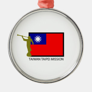 TAIWAN TAIPEI MISSION LDS CTR METAL ORNAMENT