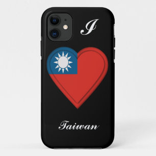 Taiwan Taiwanese flag: ADD TEXT iPhone 11 Case