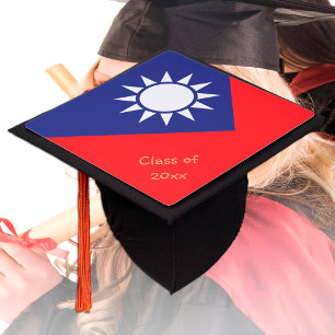 Taiwan & Taiwanese Flag - Students / University Graduation Cap Topper