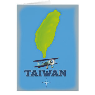 Taiwan Vintage Map