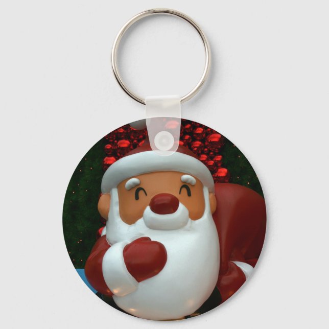 Taiwanese Father Christmas Keychain (Front)