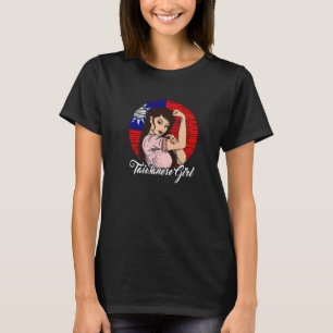 Taiwanese Flag Taiwan Taiwanese Girl T-Shirt