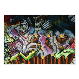 Taiwanese graffiti, Taipei, Taiwan Photo Print