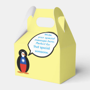 Taiwanese or Chinese Talking Ms. Penguin Personal Favor Box
