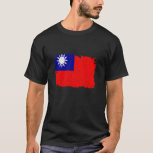 Taiwanese Pride Taiwanese Roots Vintage Taiwan Fla T-Shirt