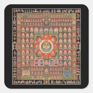Taizokai Mandala Square Sticker